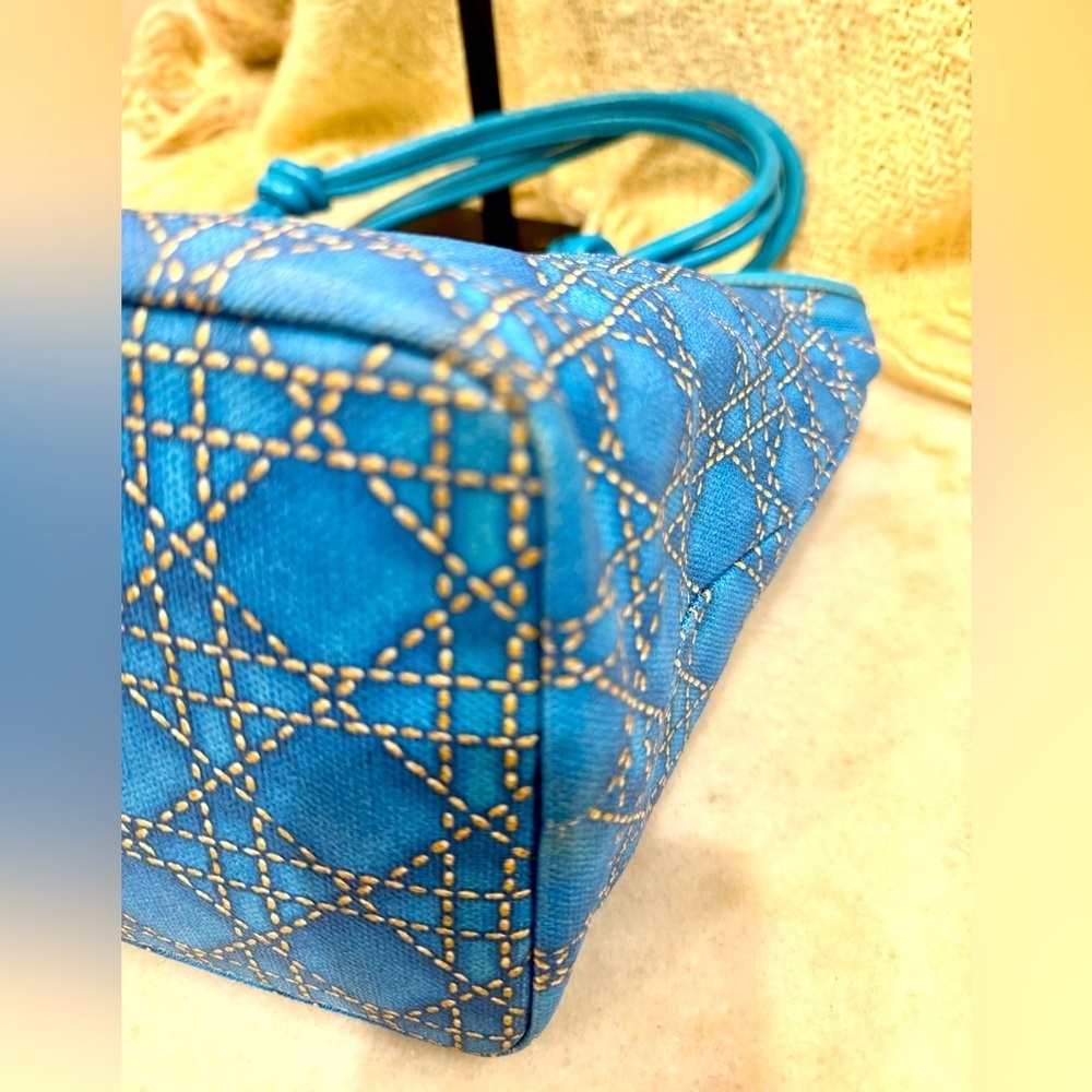 Christian Dior Cannage Print Cherie Tote - Picture 9 of 16